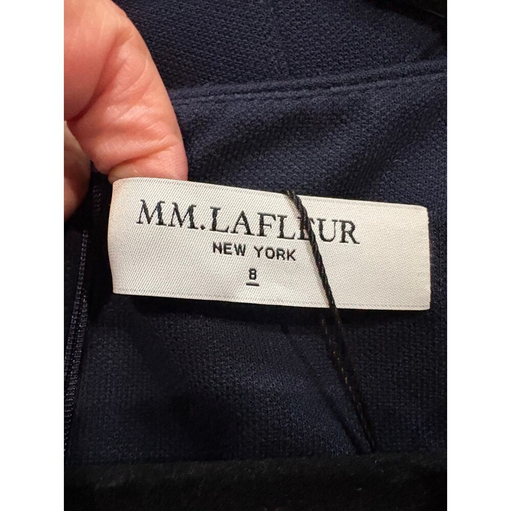 MM Lafluer Evelyn Dress Galaxy Blue Women’s 8 NWT Sheath Professional - Picture 4 of 12